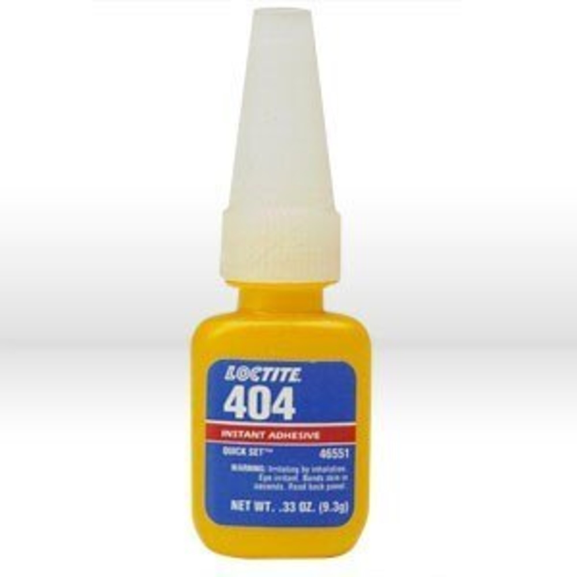 Loctite, QUICK SET General Adhesive, Type: # 404 1/3 oz, Model# LOC135465